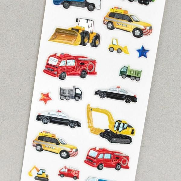 NB Biju Sticker Working Vehicles A (3014176) (Pack of 10) | papermindstationery.com