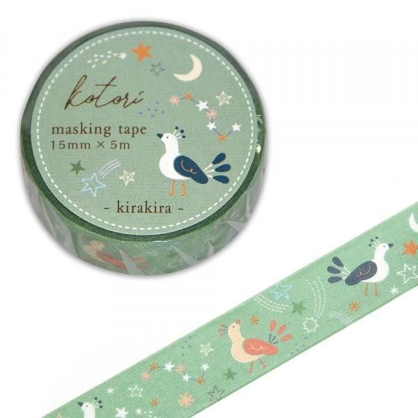 NB Kotori 15mm Masking Tape Sparkle (3985203) (Pack of 5) | papermindstationery.com