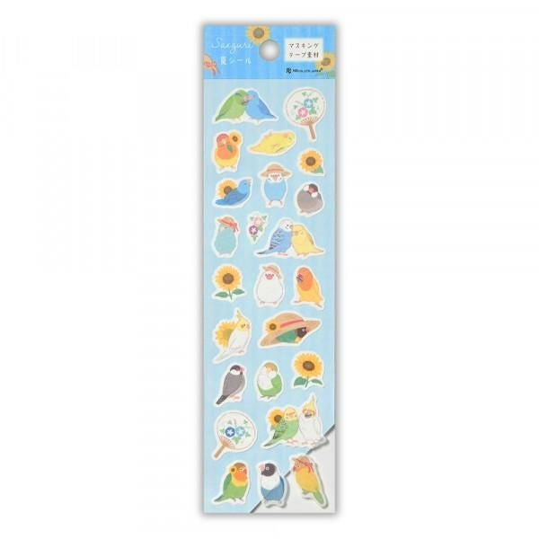 NB Sticker Saezuri - Playing in Summer (4004102) (Pack of 5) | papermindstationery.com