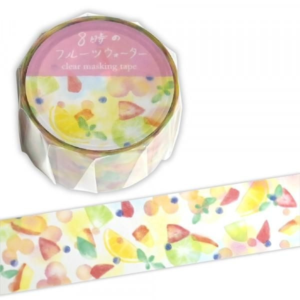 NB Clear 20mm Masking Tape Fruit Water (4045211) (Pack of 5) | papermindstationery.com