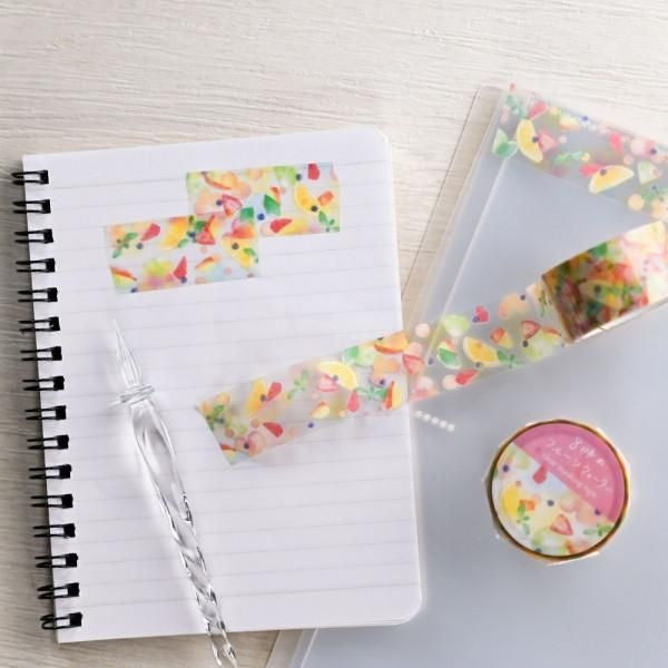 NB Clear 20mm Masking Tape Fruit Water (4045211) (Pack of 5) | papermindstationery.com
