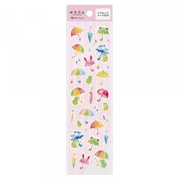NB Sticker Yurubun - Rainy Day (4244102) (Pack of 10) | papermindstationery.com