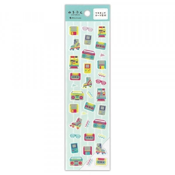 NB Sticker Yurubun - Retro Pop (4244106) (Pack of 10) | papermindstationery.com