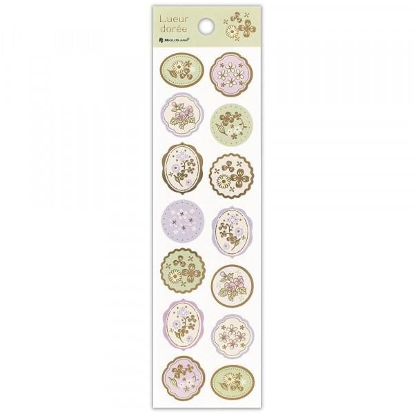 NB Glossy Sticker Ruru Dore - Petal (4294104) (Pack of 10) | papermindstationery.com