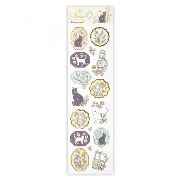 NB Sticker Prier - Chat (4524119) (Pack of 10) | papermindstationery.com