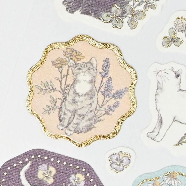 NB Sticker Prier - Chat (4524119) (Pack of 10) | papermindstationery.com