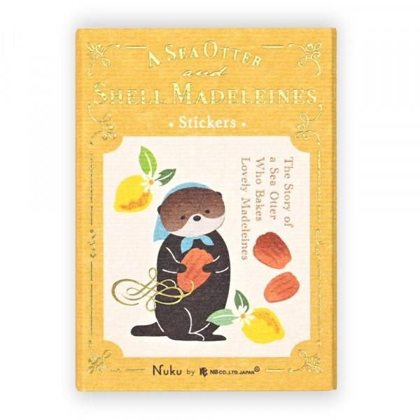 NB Flake Sticker RESSA - Sea Otter with Madeleines (4864104) (Pack of 5) | papermindstationery.com