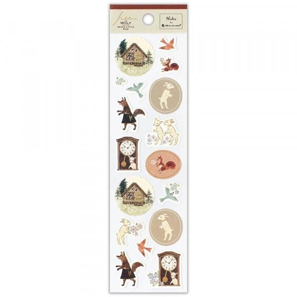 NB Sticker Fable - Wolf and Kid Goat (4964101) (Pack of 10) | papermindstationery.com
