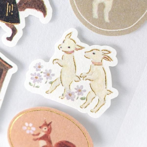 NB Sticker Fable - Wolf and Kid Goat (4964101) (Pack of 10) | papermindstationery.com
