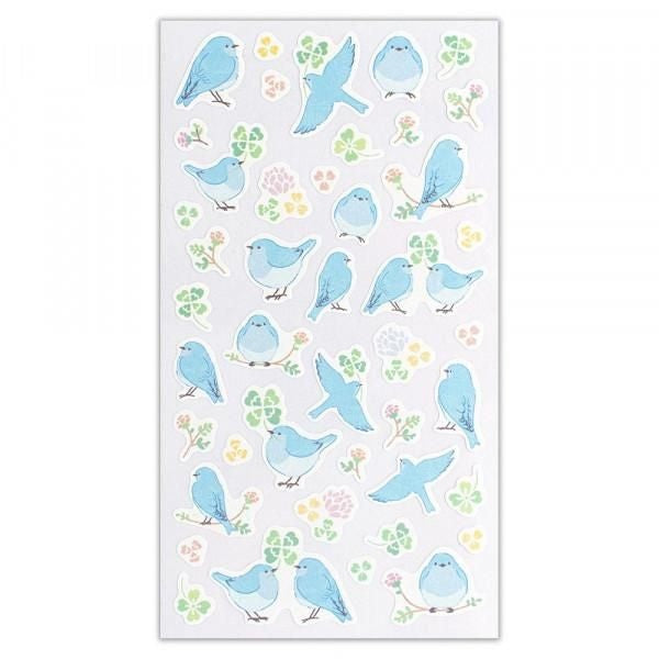 NB Sticker Large Saezuri - Blue Thrush (4984105) (Pack of 10) | papermindstationery.com