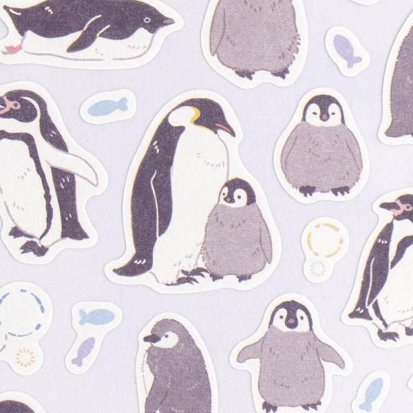 NB Sticker Large Saezuri - Penguin (4984106) (Pack of 10) | papermindstationery.com