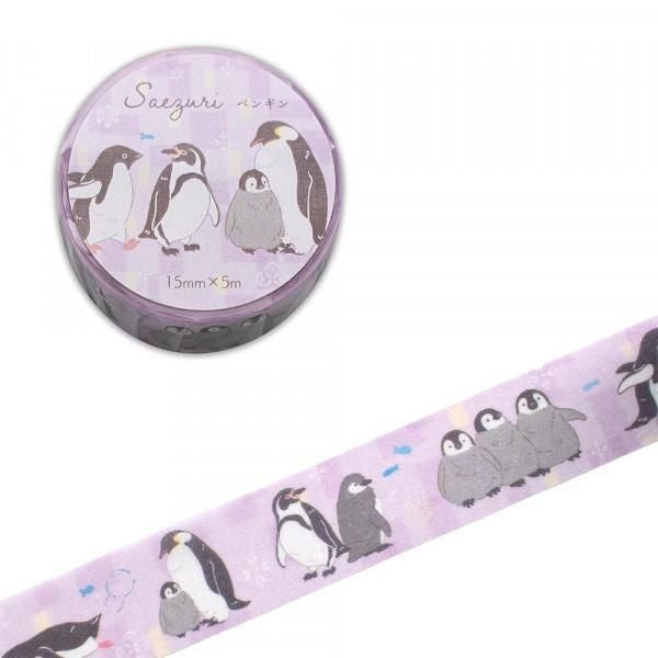 NB 15mm Masking Tape Penguins (4985206) (Pack of 5) | papermindstationery.com