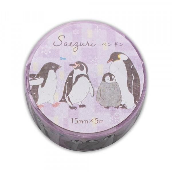 NB 15mm Masking Tape Penguins (4985206) (Pack of 5) | papermindstationery.com