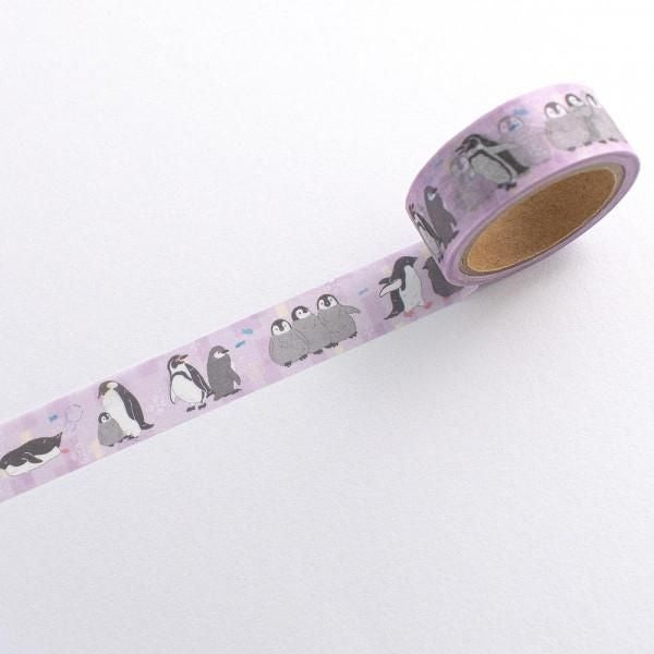 NB 15mm Masking Tape Penguins (4985206) (Pack of 5) | papermindstationery.com