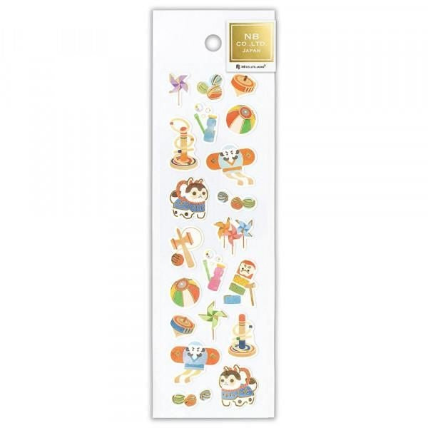 NB Japanese-style Sticker Nostalgic Toys (5024121) (Pack of 10) | papermindstationery.com