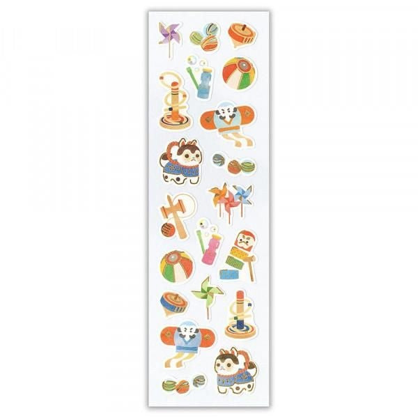 NB Japanese-style Sticker Nostalgic Toys (5024121) (Pack of 10) | papermindstationery.com