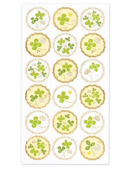 NB Japanese-style Sticker Large Four-leaf (5074137) (Pack of 10) | papermindstationery.com