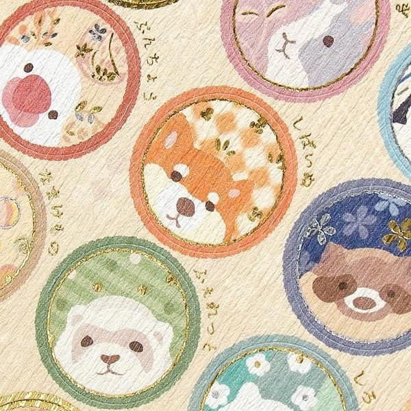 NB Sticker Large Japanese Style - Animals (5074160) (Pack of 10) | papermindstationery.com