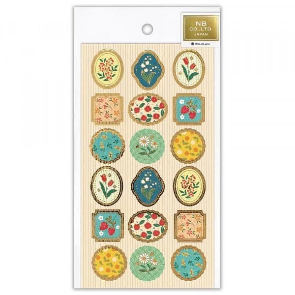 NB Japanese-style Sticker Large Retro (5074172) (Pack of 10) | papermindstationery.com