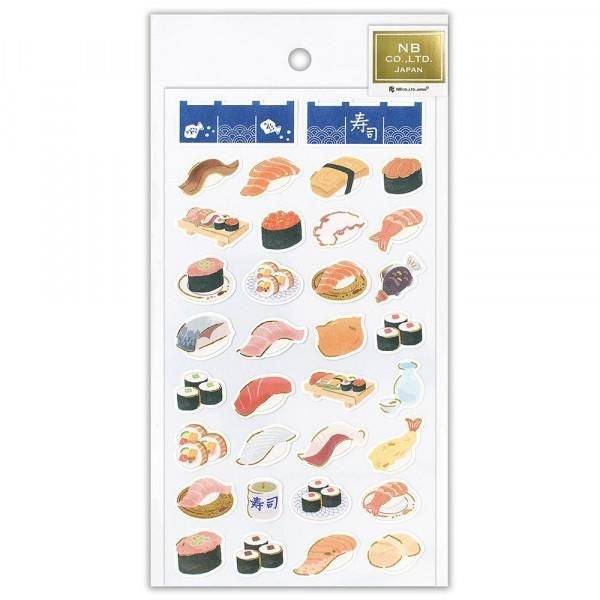 NB Japanese-style Sticker Large Sushi Shop (5074180) (Pack of 10) | papermindstationery.com