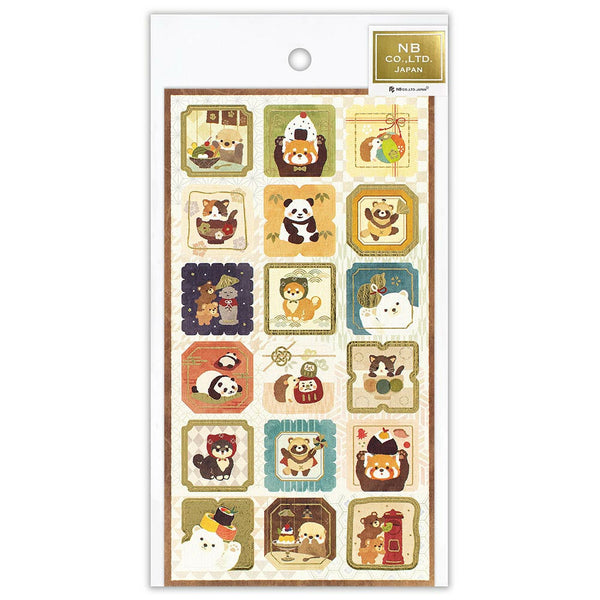 NB Co. Sticker Sheet - Japanese Style Animals 5074186