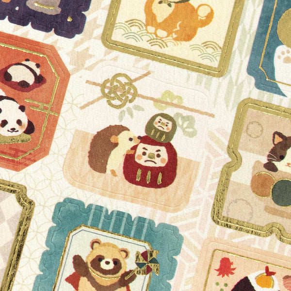 NB Co. Sticker Sheet - Japanese Style Animals 5074186