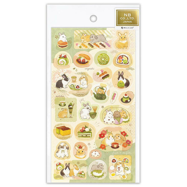 NB Co. Sticker Sheet - Rabbit & Japanese Sweets 5074188