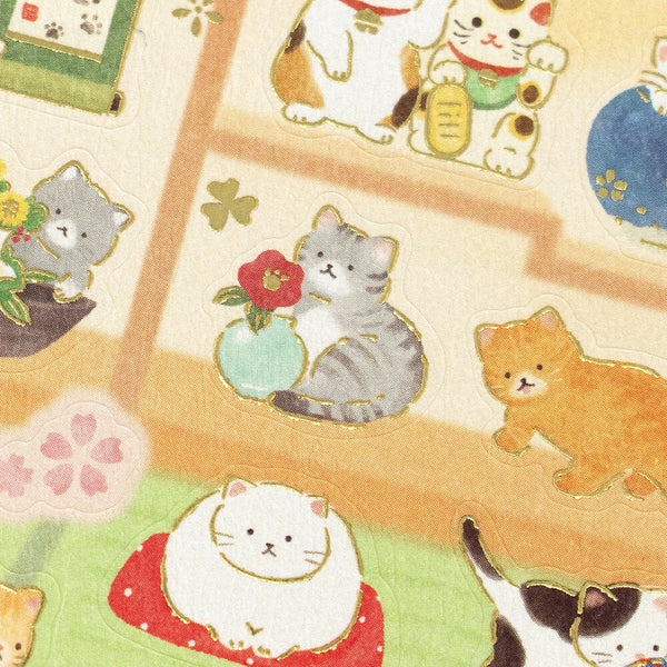 NB Co. Sticker Sheet - Cat & Japanese Tatami Room 5074189