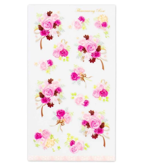 NB Sticker Large Rose (5094101) (Pack of 10) | papermindstationery.com