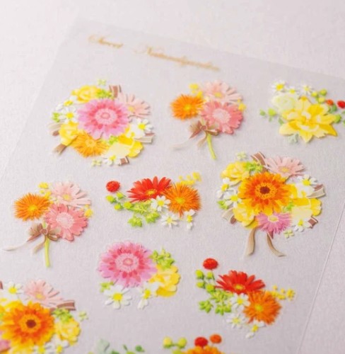 NB Sticker Large Gerbera (5094103) (Pack of 10) | papermindstationery.com