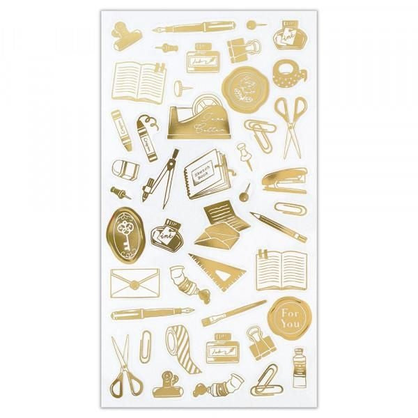 NB Clear Sticker Large Foil Stamp - Stationery (5094124) (Pack of 10) | papermindstationery.com
