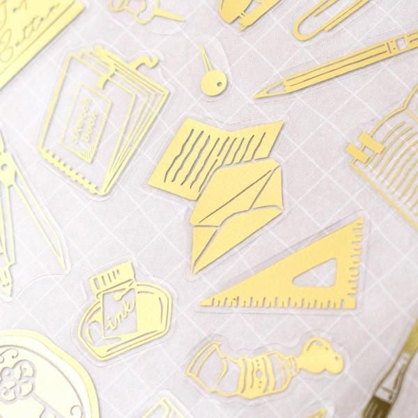 NB Clear Sticker Large Foil Stamp - Stationery (5094124) (Pack of 10) | papermindstationery.com