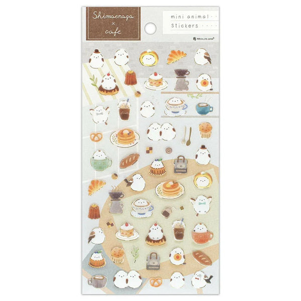 NB Clear Sticker Large Chill - Long-tailed Tit (5094127) (Pack of 10)