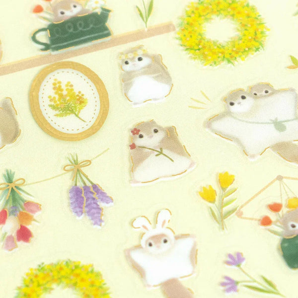 NB Clear Sticker Large Chill - Flying Squirrel (5094129) (Pack of 10) | papermindstationery.com