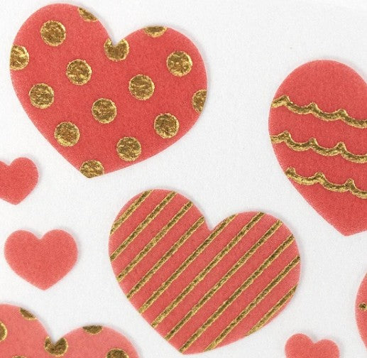NB Non-woven Sticker Large Heart (5374103) (Pack of 10) | papermindstationery.com