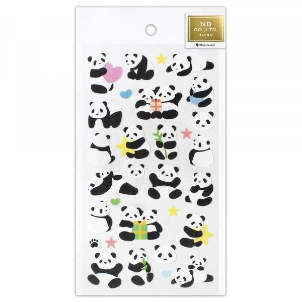 NB Non-woven Sticker Large Panda (5374106) (Pack of 10) | papermindstationery.com
