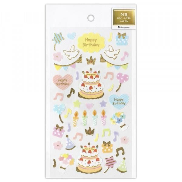 NB Non-woven Sticker Large Birthday (5374108) (Pack of 10) | papermindstationery.com