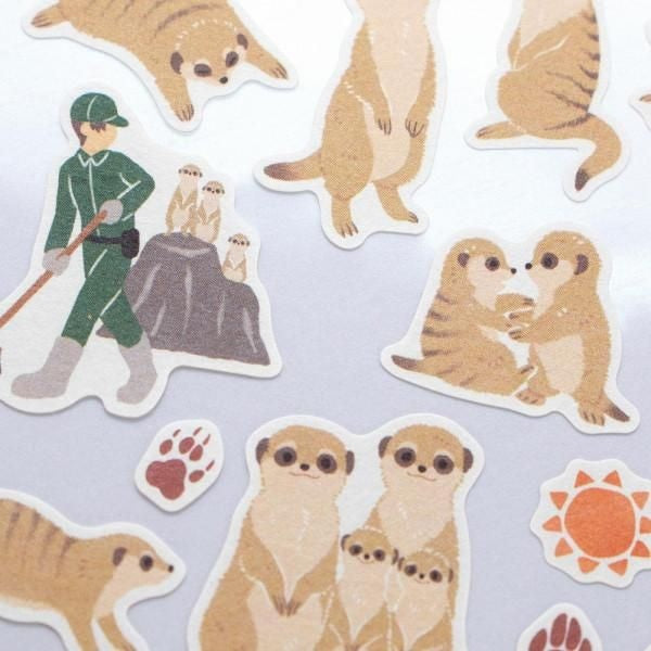 NB Sticker Large Zoom-in Animal - Meerkat (5424103) (Pack of 10) | papermindstationery.com