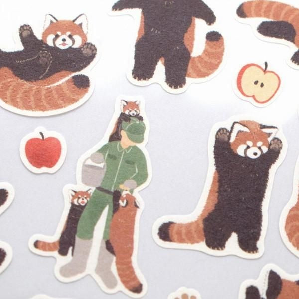 NB Sticker Large Zoom-in Animal - Red Panda (5424106) (Pack of 10) | papermindstationery.com