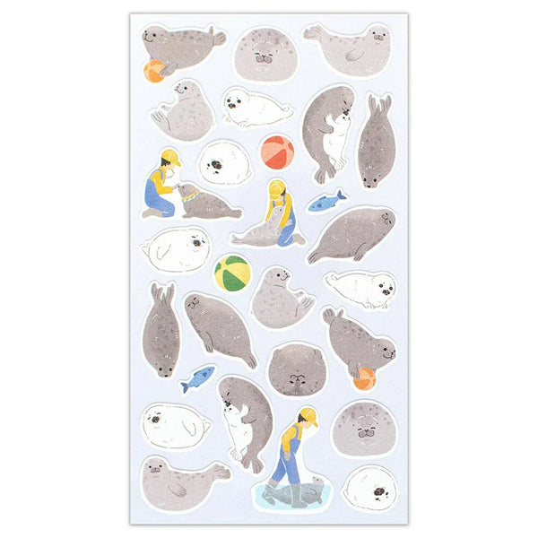 NB Sticker Large Zoom-in Animal - Seal (5424107) (Pack of 10) | papermindstationery.com