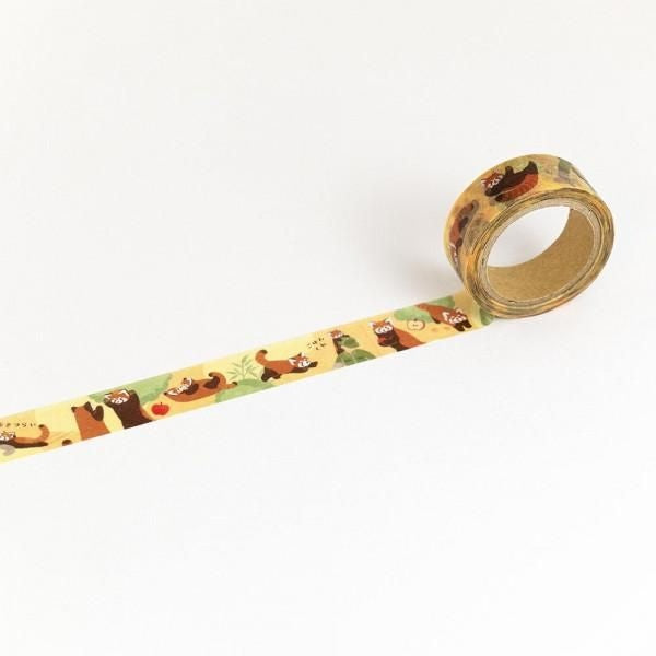 NB 15mm Masking Tape Red Panda (5425206) (Pack of 5) | papermindstationery.com