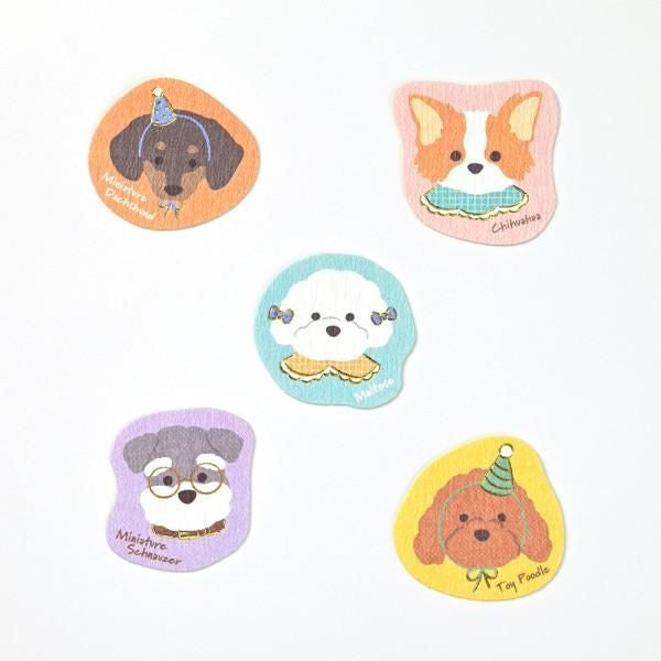 NB Flake Sticker Happy Dogs (5564122) (Pack of 5) | papermindstationery.com