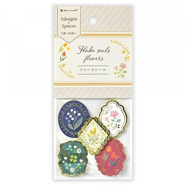 NB Flake Sticker Flower A (5564126) (Pack of 5) | papermindstationery.com