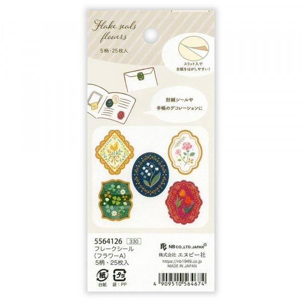 NB Flake Sticker Flower A (5564126) (Pack of 5) | papermindstationery.com