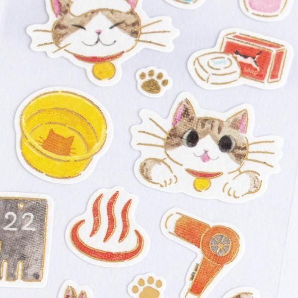 NB Sticker Nekorobi - Yunosuke (5574111) (Pack of 10) | papermindstationery.com