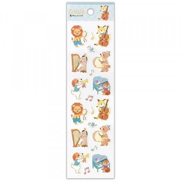 NB Sticker Creald - Music & Animals (5684136) (Pack of 10) | papermindstationery.com