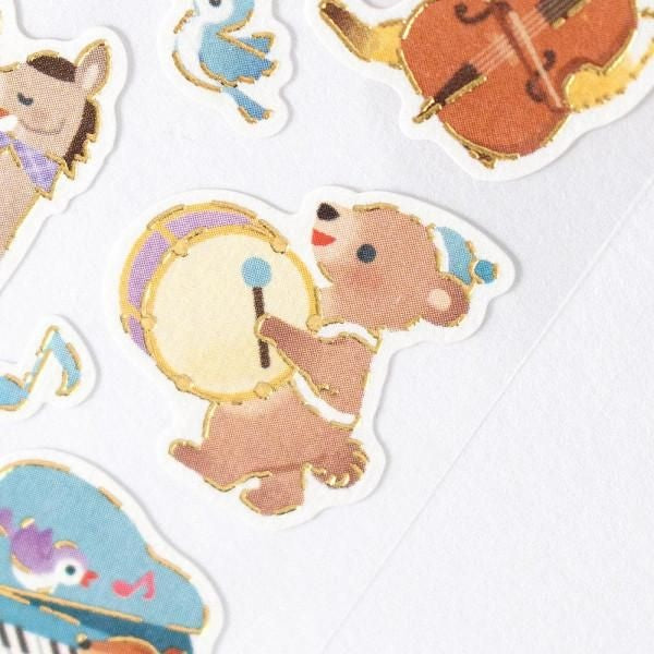 NB Sticker Creald - Music & Animals (5684136) (Pack of 10) | papermindstationery.com