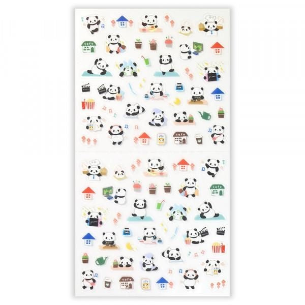 NB Planner Sticker Large Hobby-Loving Panda (5754109) (Pack of 10) | papermindstationery.com