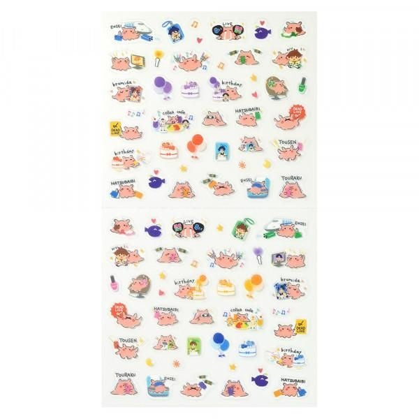NB Planner Sticker Large Oshikatsu Mendako (5754112) (Pack of 10) | papermindstationery.com