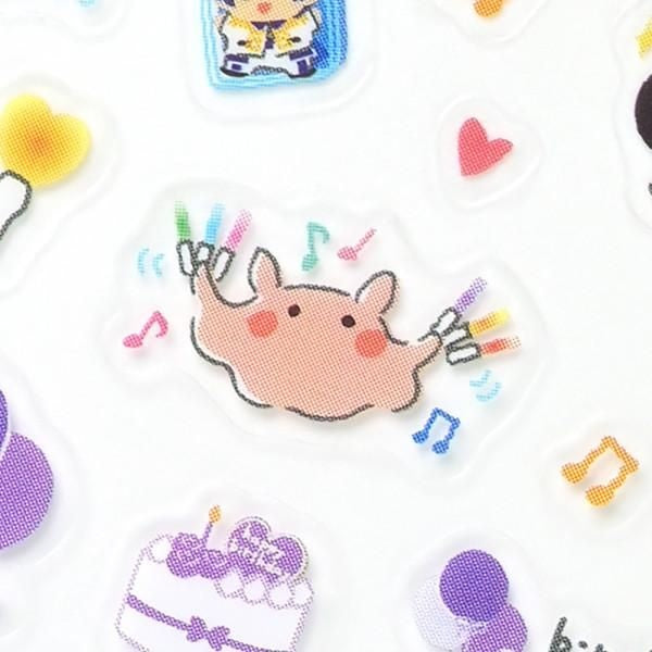 NB Planner Sticker Large Oshikatsu Mendako (5754112) (Pack of 10) | papermindstationery.com